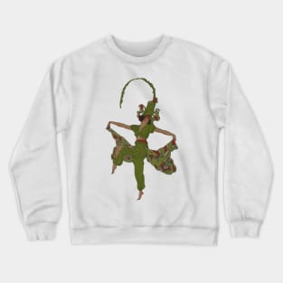 Art Nouveau Asparagus Hat Crewneck Sweatshirt